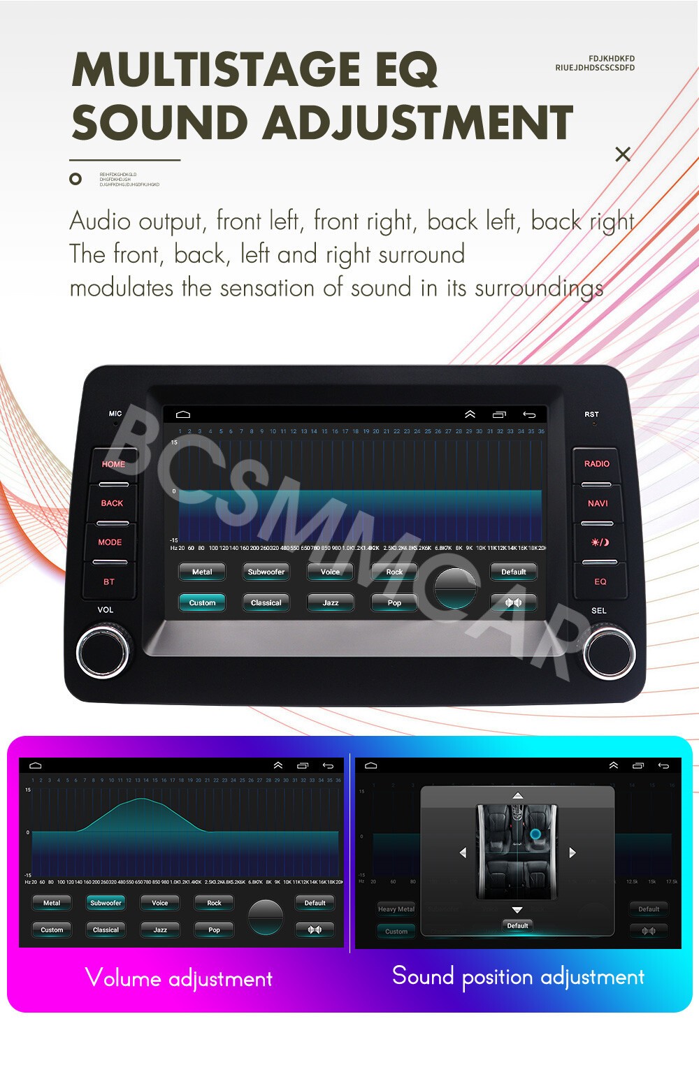 Car Touch Screen Player Radio GPS SWC W/Rear Camera Fit For Fiat Panda 2003-2012