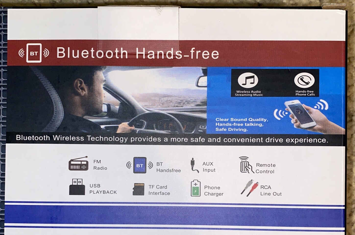 Bluetooth Car Stereo JSD-520 In-Dash FM Aux Input Receiver SD USB MP3 Player