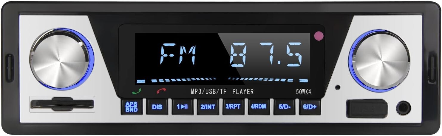 Estereo De Pantalla con Bluetooth Para Auto Coche Carro MP3 Player USB/SD/AUX/FM