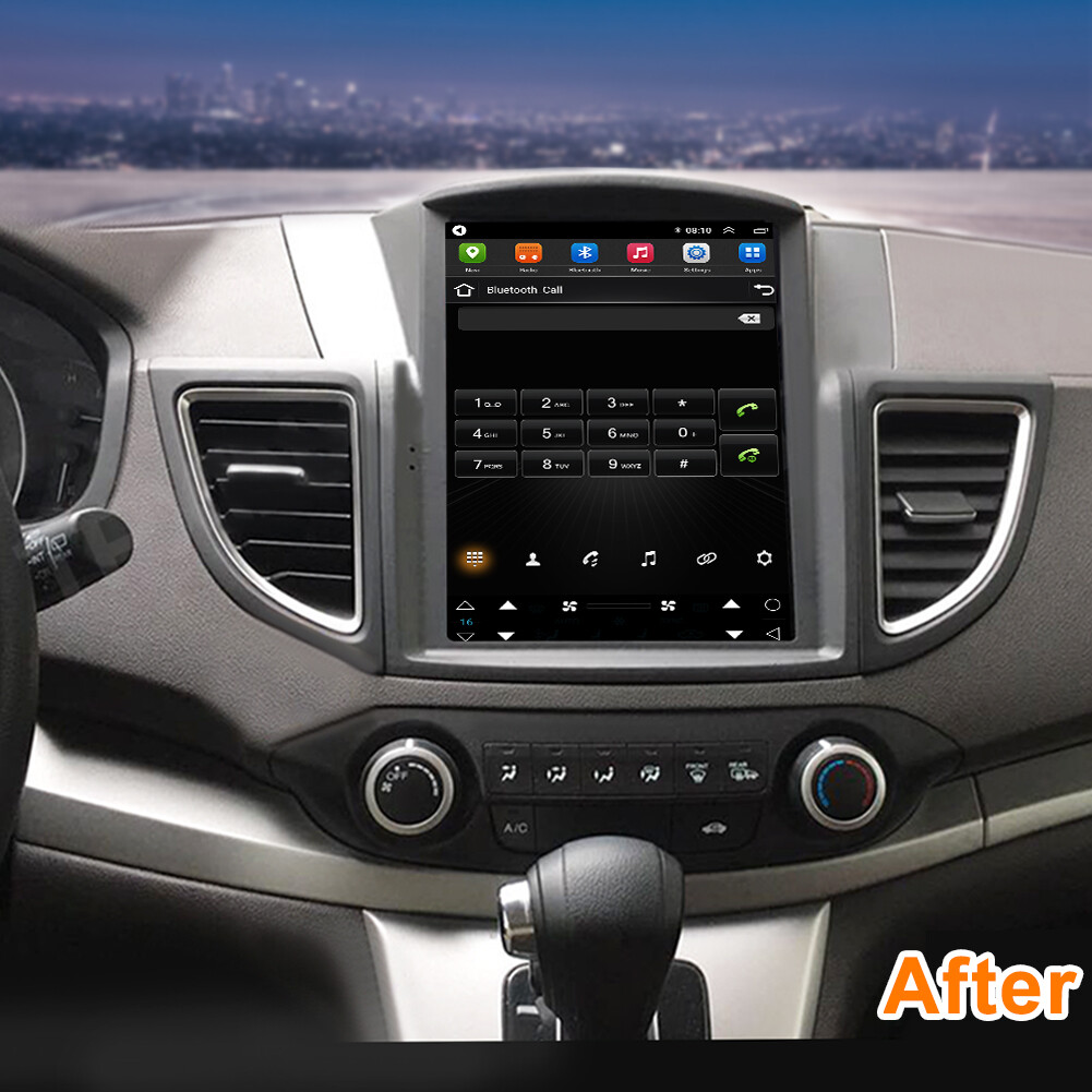 10.4″ Head Unit For Honda CRV 2012-2016 Android 14 Tesla Car Stereo Radio GPS BT