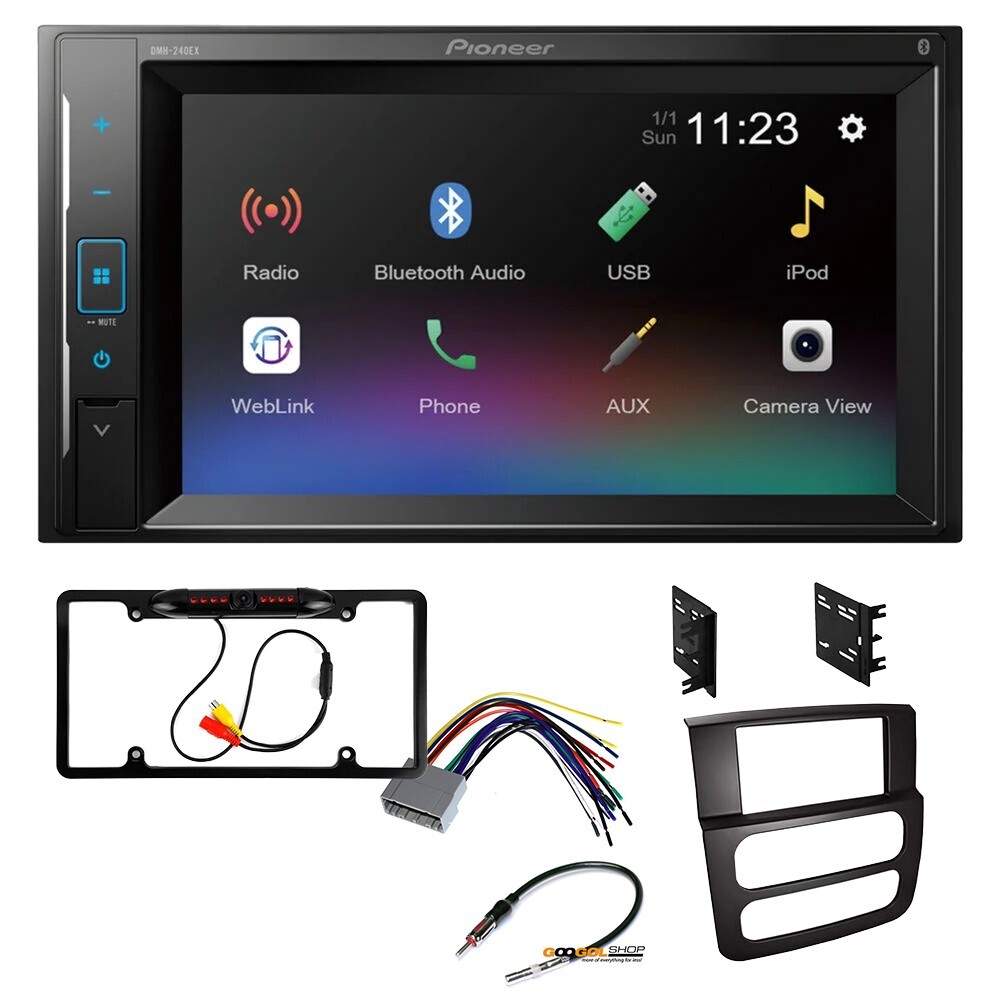 Pioneer 6.2″ 2 Bluetooth In-Dash Car Stereo Kit for for Dodge RAM 1500 2002-2005