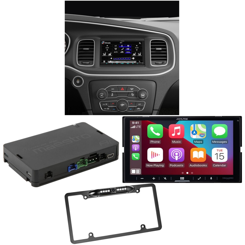 Alpine iLX-W670-M Radio Upgrade Kit for 2015-2023 vehicles from Dodge, Chrysler