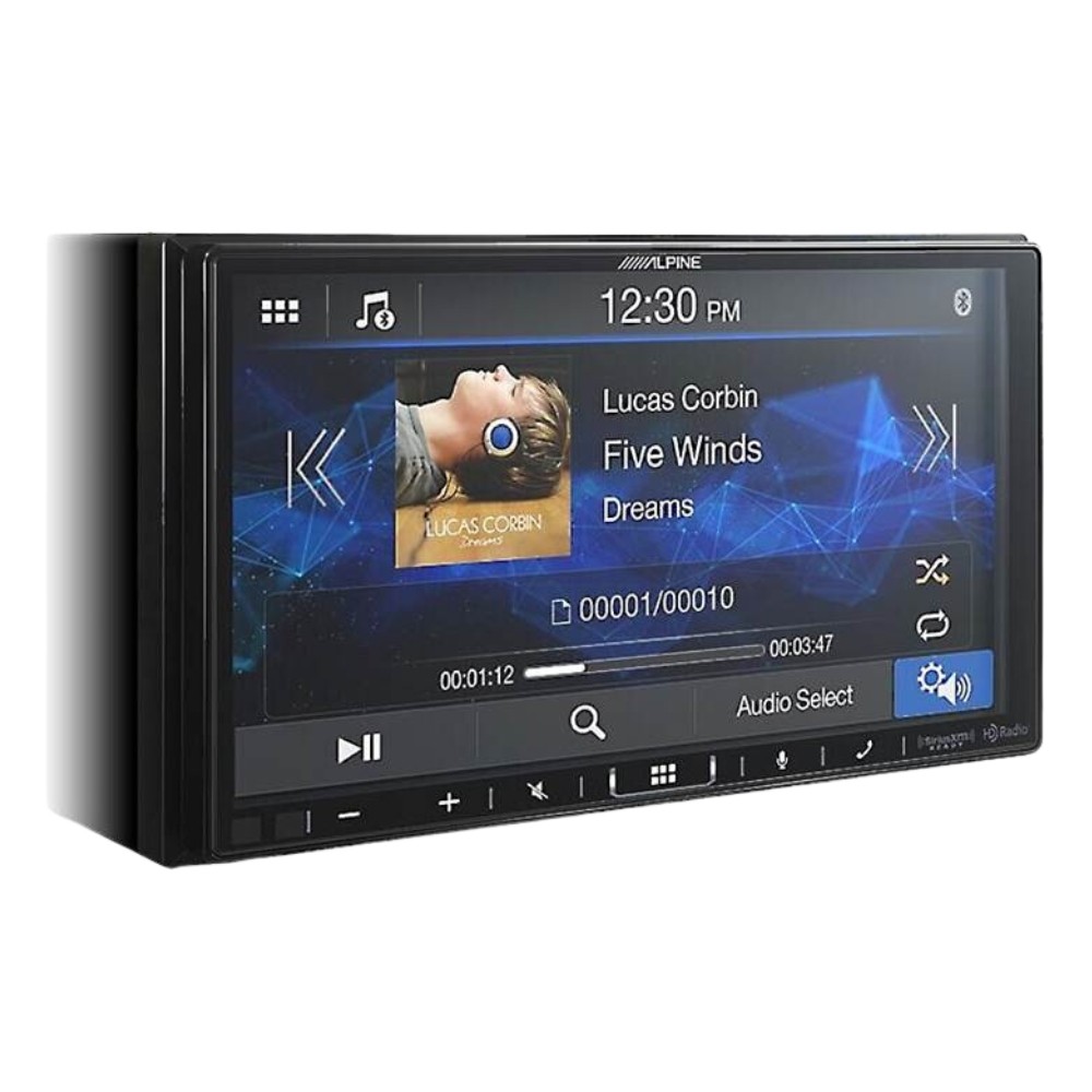 Alpine ILX-407 7″ Multimedia w/ Bullet Camera & DVR-C310R Dash Camera
