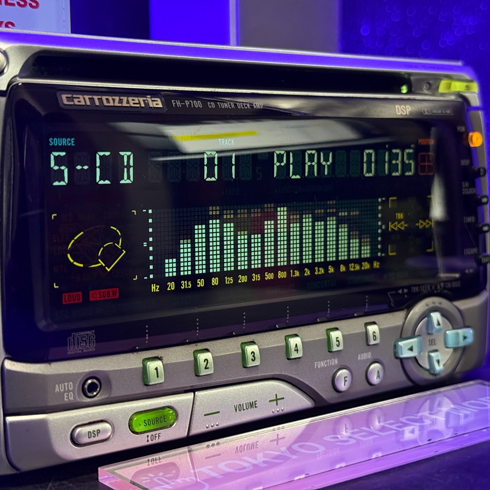 Pioneer Carrozzeria FH-P700 2DIN Car Audio CD Cassette Bluetooth 1997 Vintage