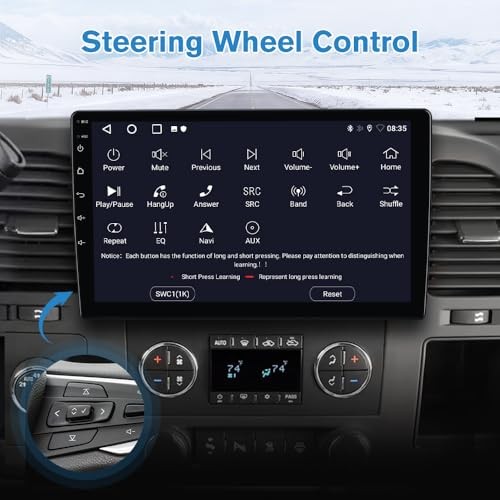 [4Core 64GB] Car Radio for Chevy Silverado 2007-2013 Tahoe GMC Sierra Yukon,