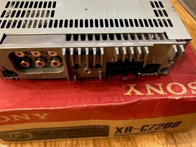 Vintage High Spec SONY XR-C7200 Japan-made w/ Remote Ctl + Box/Cassette Receiver