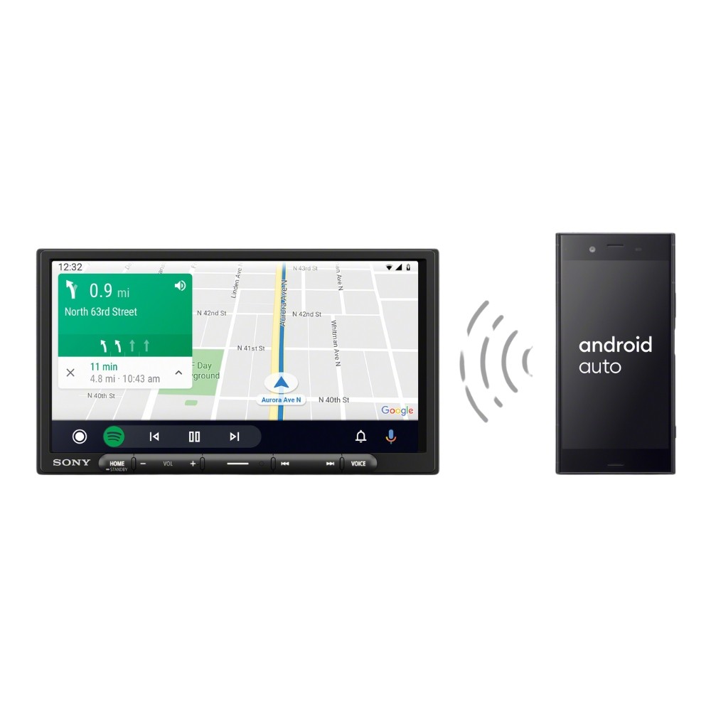 Open Box Sony XAV-AX4000 7″ 2-DIN Multimedia w Wireless CarPlay & Android Auto