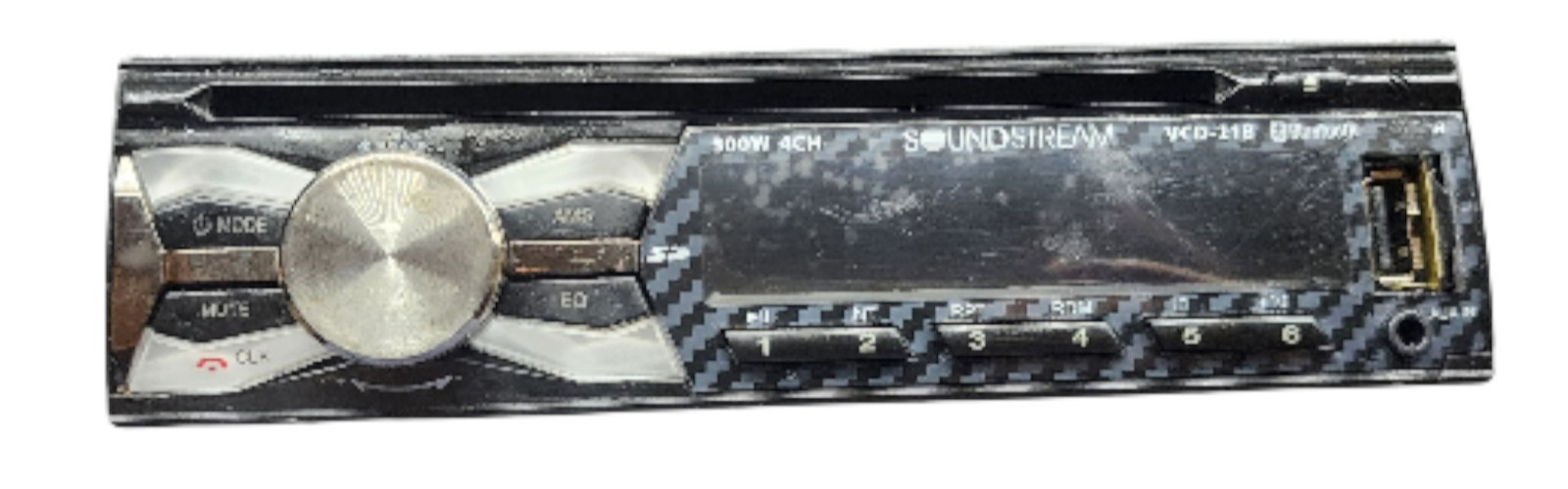 Soundstream VCD-21B Single DIN CD Player w/32GB USB FACEPLATE ONLY