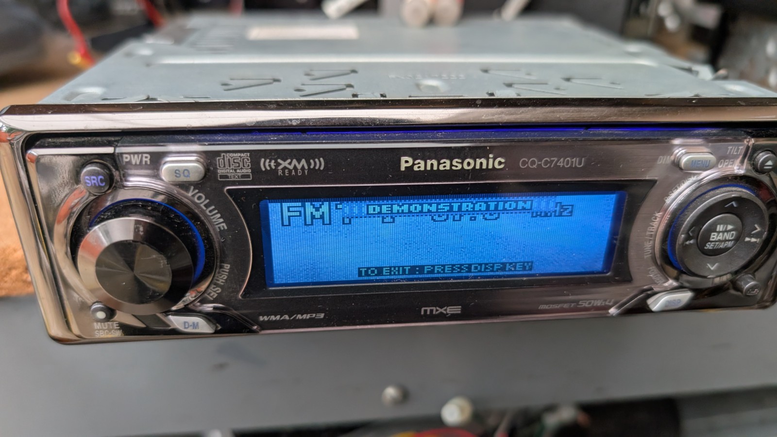 Panasonic CQ-C7401U Car Stereo Used With Bluetooth Auxiliary 🐠🐟