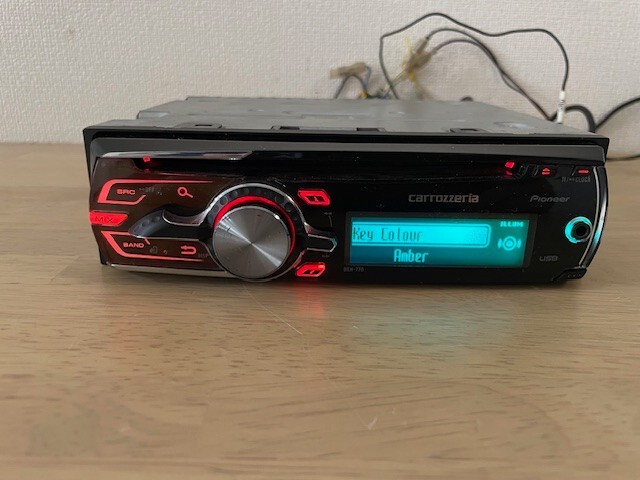 Pioneer Carrozzeria DEH-770 1Din Car Audio CD Player Operation Confirmed