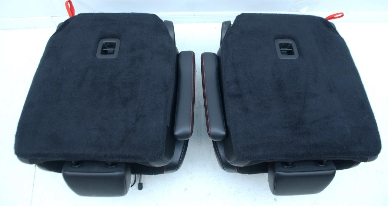 2021 – 2025 DODGE DURANGO RT OEM SEATS 3 ROW SET BLACK LEATHER / SUEDE CONSOLE