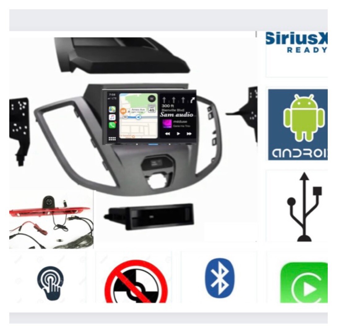 Jensen Stereo Radio Bluetooth W Backup Camera for Ford Transit 2015-2019