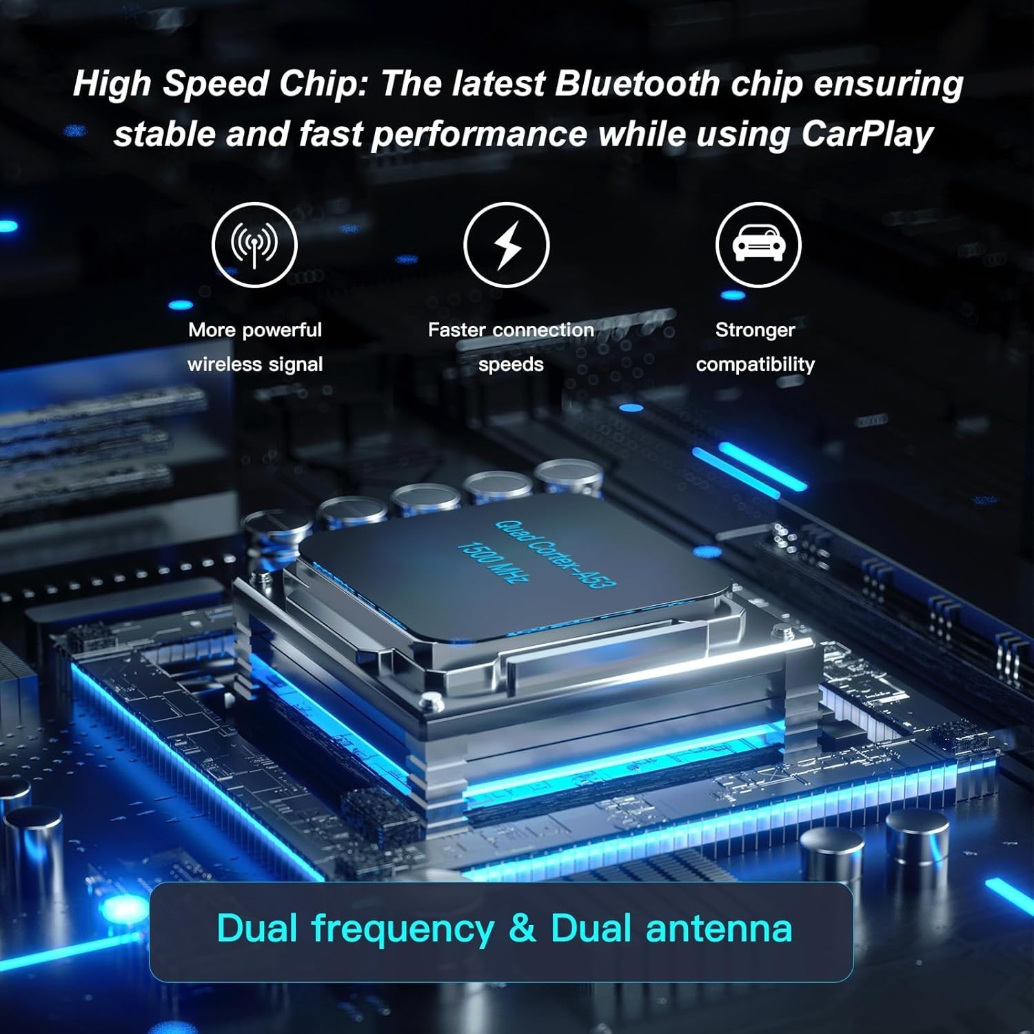 Wireless CarPlayBox with Netflix/YouTube/TF Card Slot Convert Wired CarPlay t…