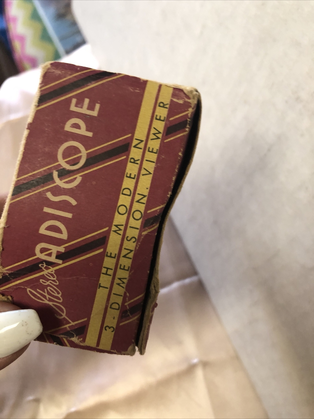 Vintage 1940’s Stereo Adiscope The Modern 3-Dimension Viewer W/ Original Box