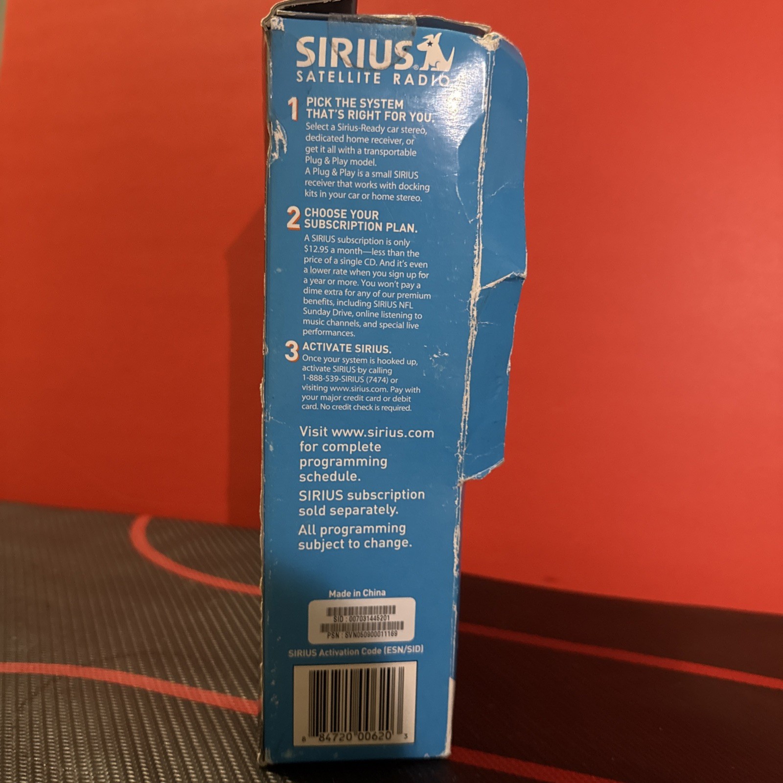 Sirius Satellite Radio Sirius One SV1 All In One with Remote Control New Sealed