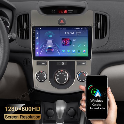 4+64G For KIA Forte 2010-2013 Car Stereo Radio Auto GPS Navi Carplay Screen