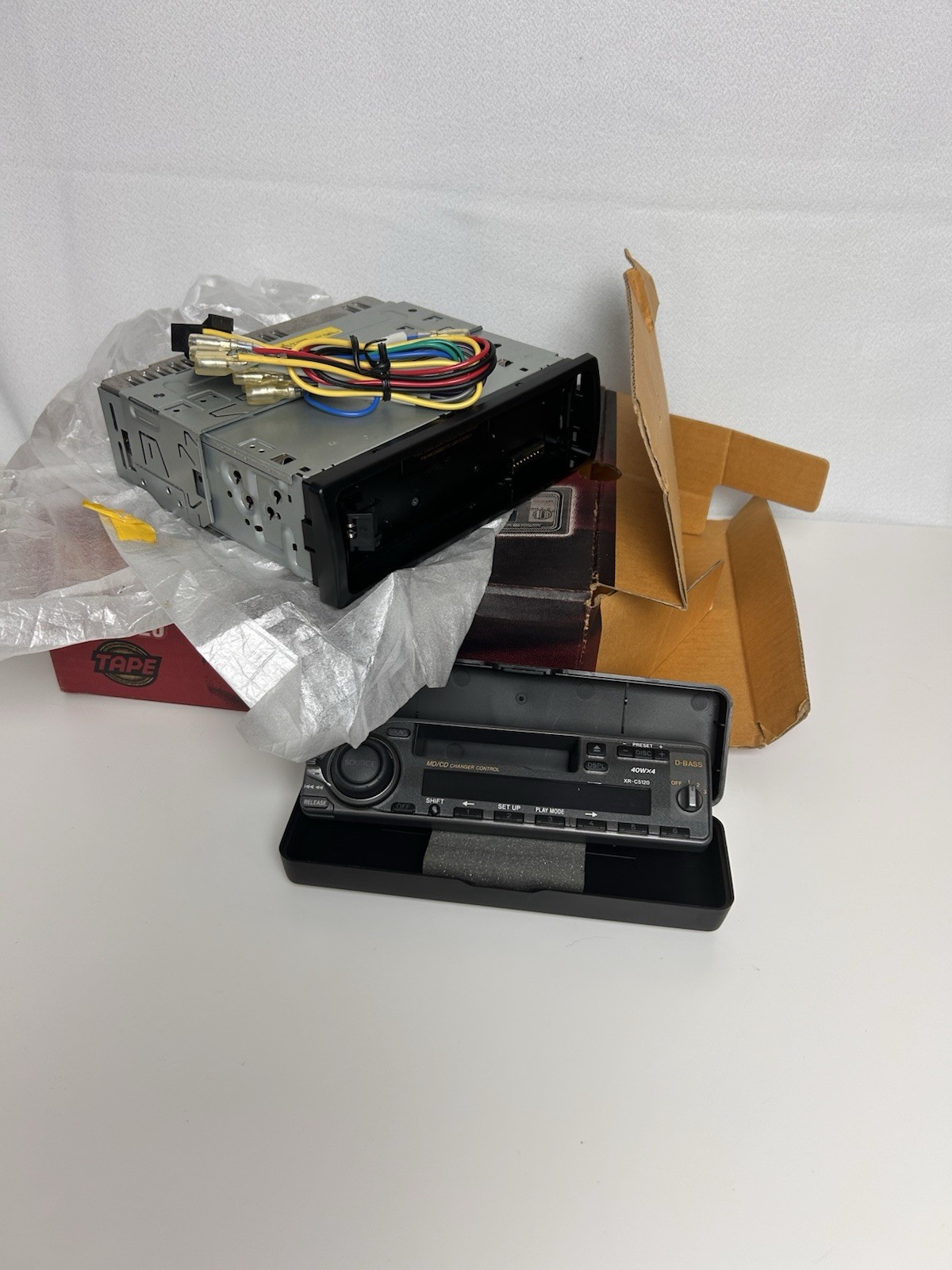 Sony XR-C5120 FM/AM Cassette Car Stereo Radio XR5120 NOS, Never Installed.