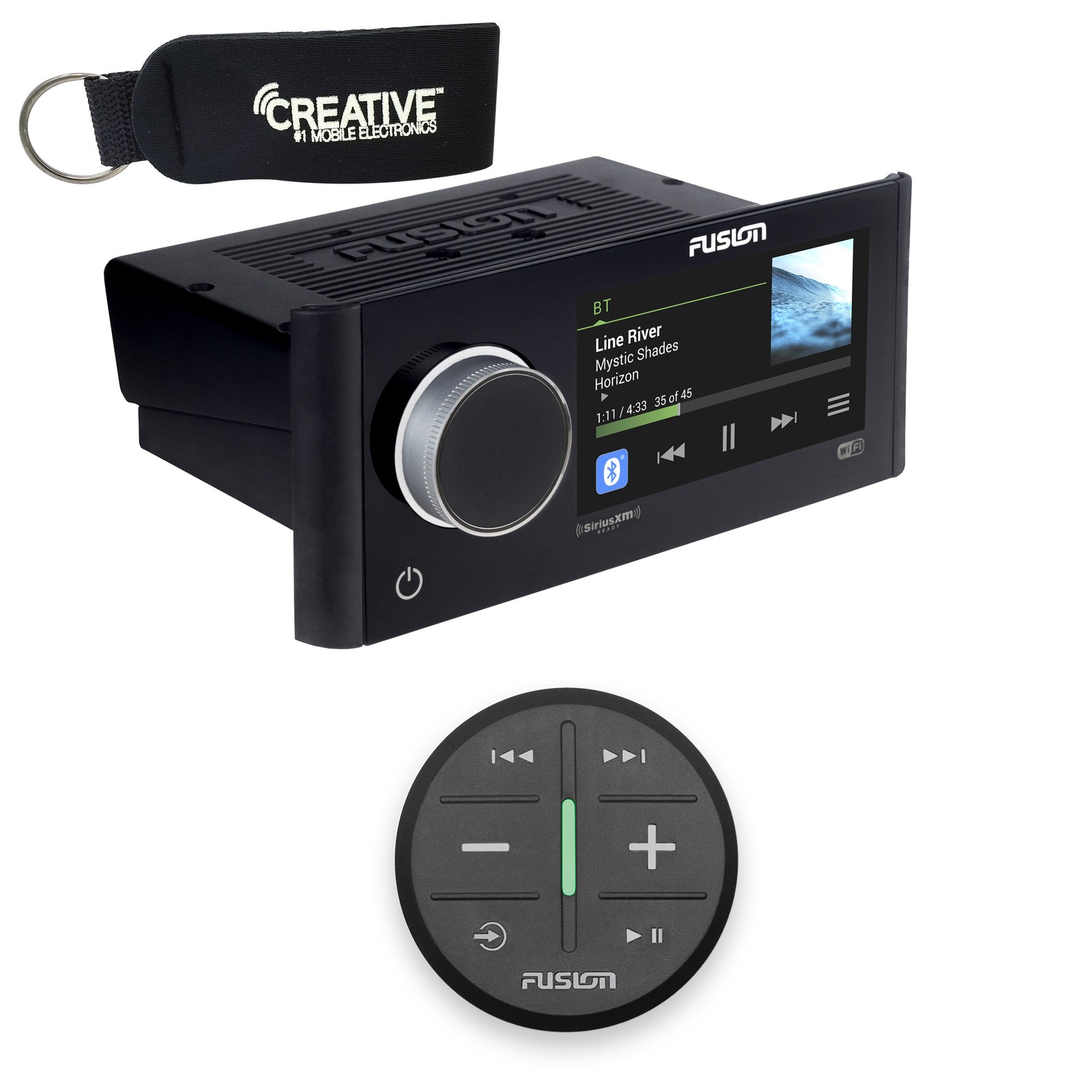 Fusion MS-RA770 Apollo Marine Entertainment System With Wireless Remote Black