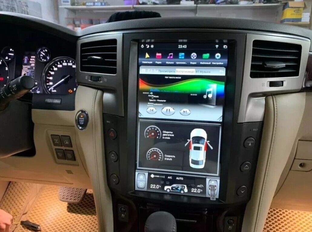 13.6″ For 2007-2015 Lexus LX570 Car Stereo Radio Tesla Style GPS Carplay 8+128G