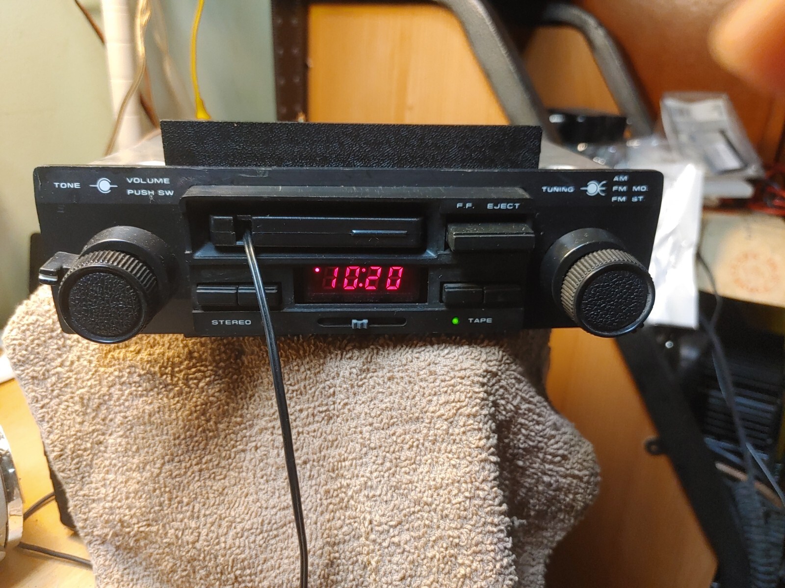 Old School 70s NuSound Car Stereo JCS720 Cassette Audio Deck Vintage Radio Clean