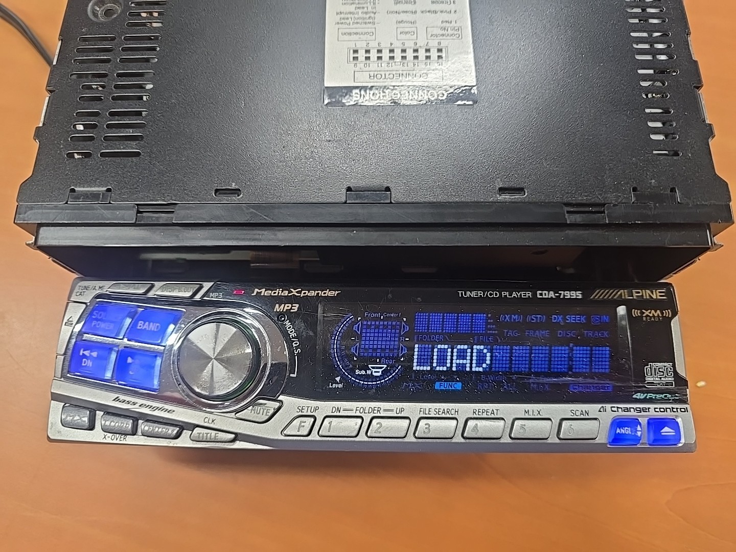 ALPINE CDA-7995 AM/FM MP3 CD Tuner Car Stereo Head Unit No Sound