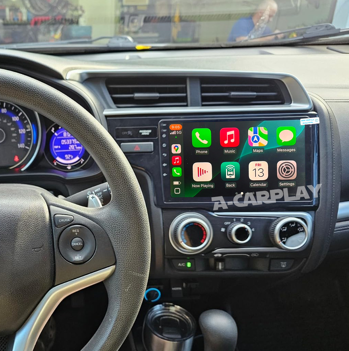 Carplay Radio For 2015-2020 Honda Fit Apple Carplay Bluetooth w/Cam