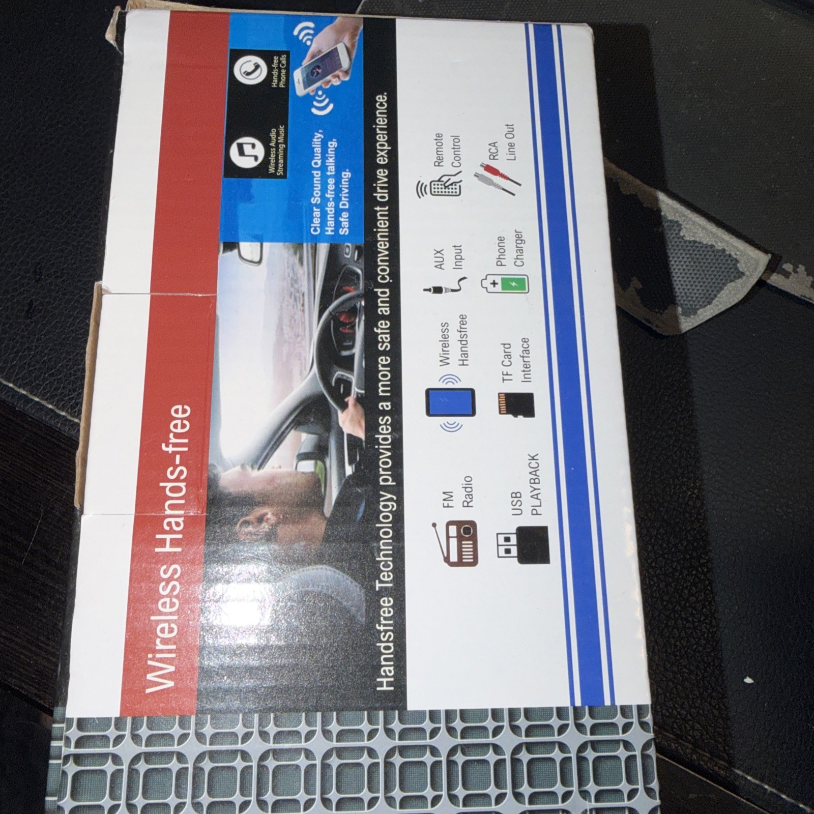 Car MP3 Player Bluetooth Single DIN Stereo Radio USB AUX Remote New Open Box