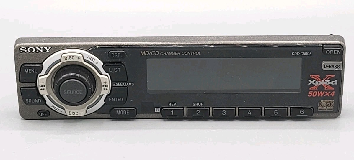 Sony FM/AM Compact Player Old School Radio For Car FACE Player 50WX4 Xplod
