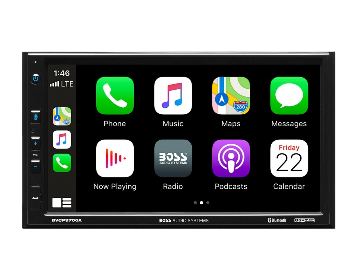 NEW BOSS Audio BVCP9700A 2 Din Apple CarPlay Android Auto Car Stereo System