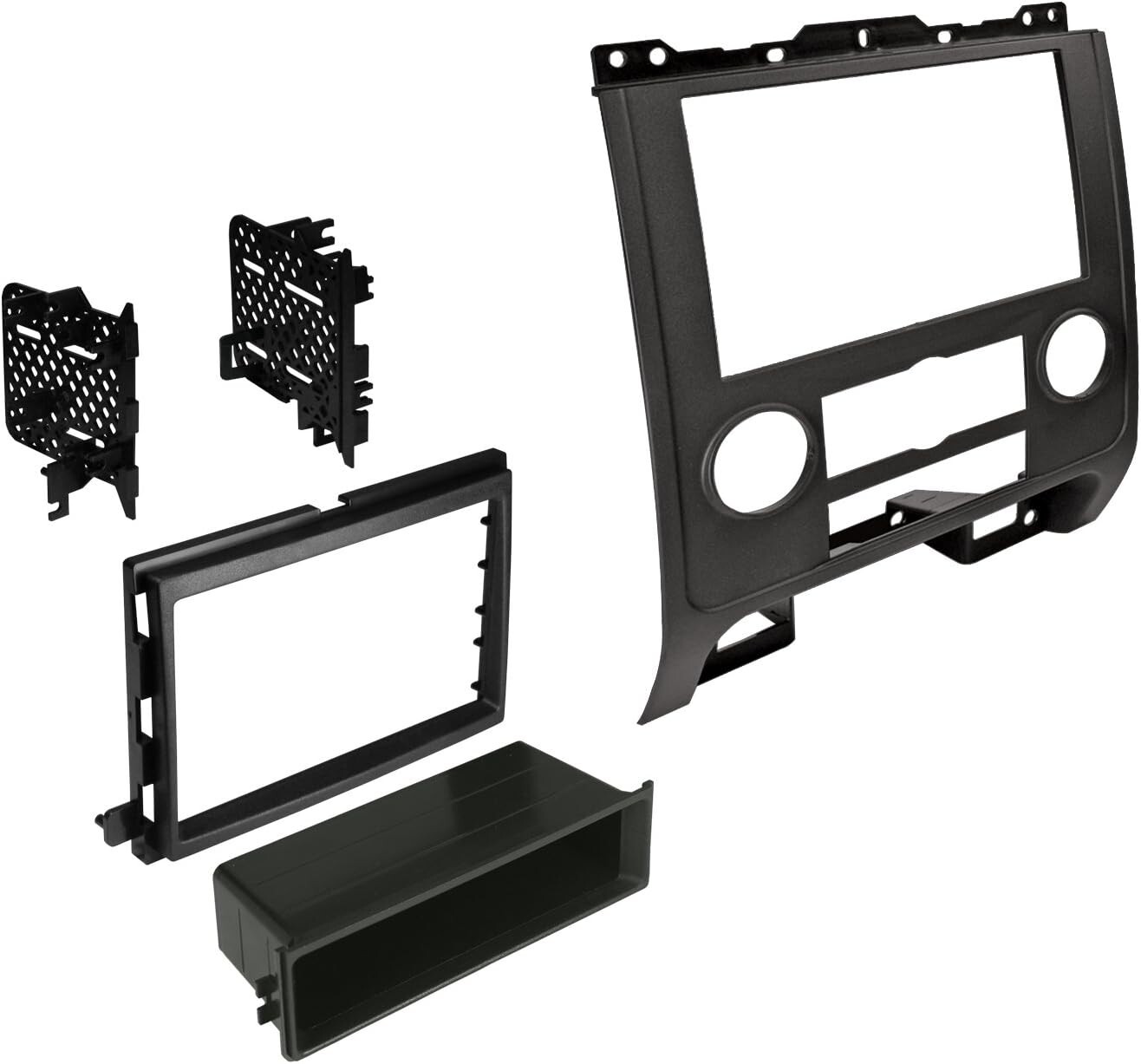 Jensen Single DIN In-Dash Car Stereo AM/FM Radio kit for 2008-2012 Ford Escape