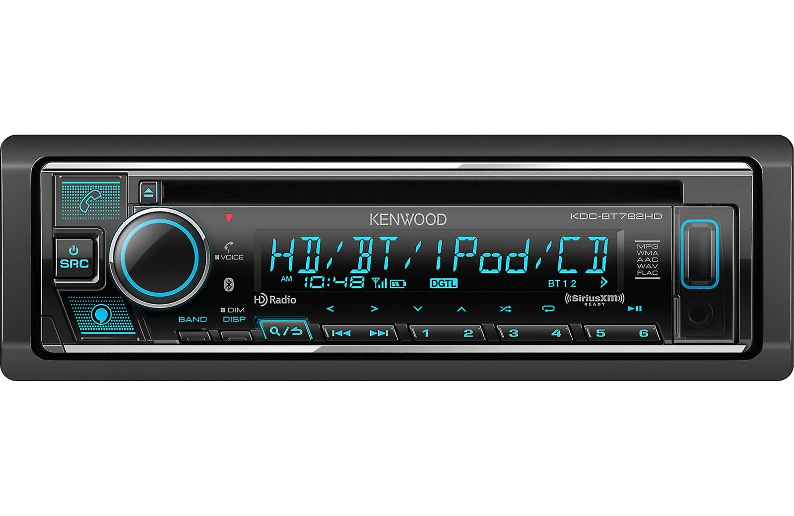 Kenwood KDC-BT782HD CD Receiver w/ Bluetooth Built In 6 Channel HD Radio Tuner