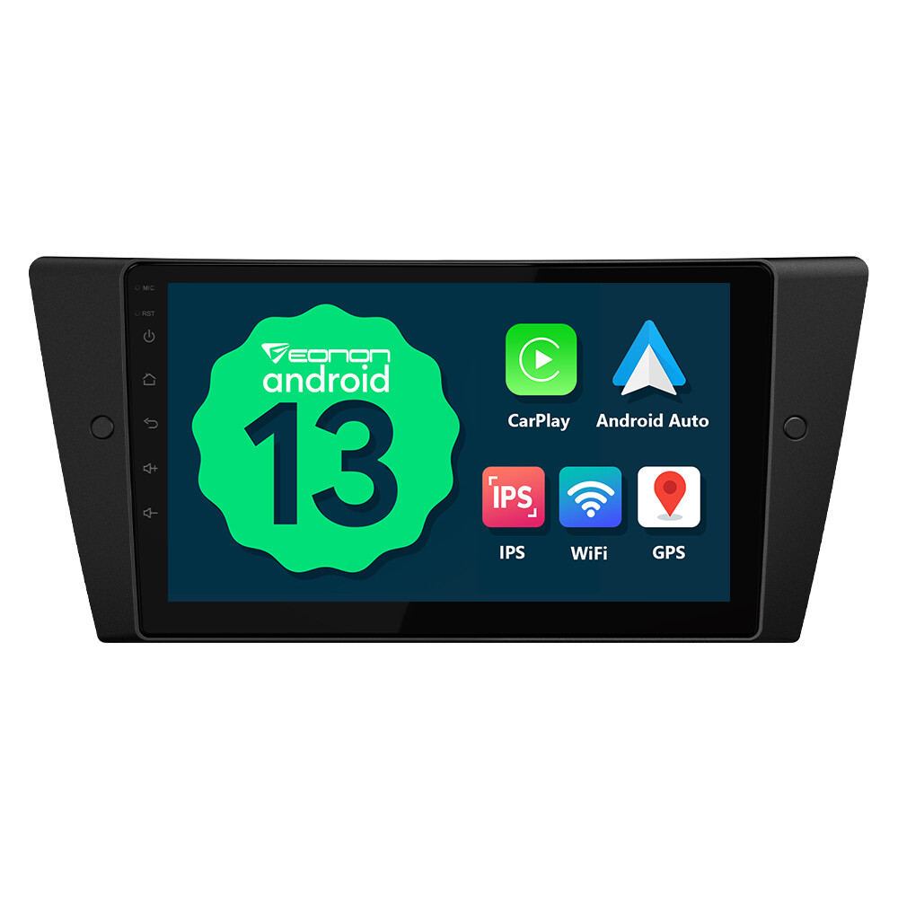 Dash 9″ IPS Head Unit Android 13 Car Stereo GPS Radio For BMW E90 320i 323i 325i