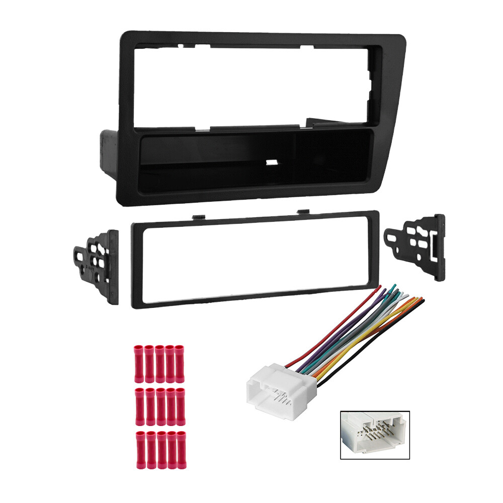 XRM69DBT Car Stereo & install kit+front/rear speakers for 2001-2005 Honda Civic