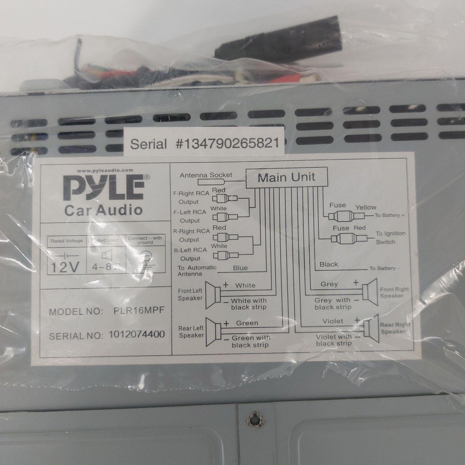 Pyle In Dash AM/FM MPX Receiver MP3 Playback USB Radio