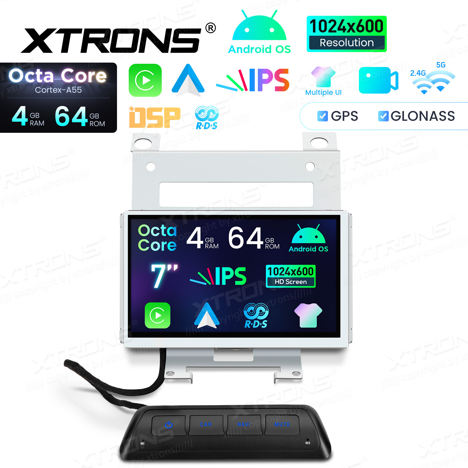 For Land Rover Freelander 2 2007-2012 Android 14 Car Stereo GPS CarPlay 4G 4+64G