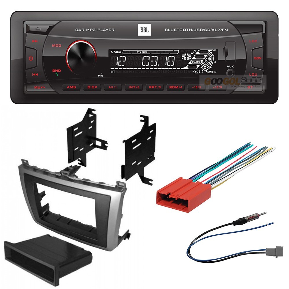 JBL CAR STEREO SINGLE DIN FM RADIO & KIT WIRE HARNESS FOR 2009-2013 MAZDA 6