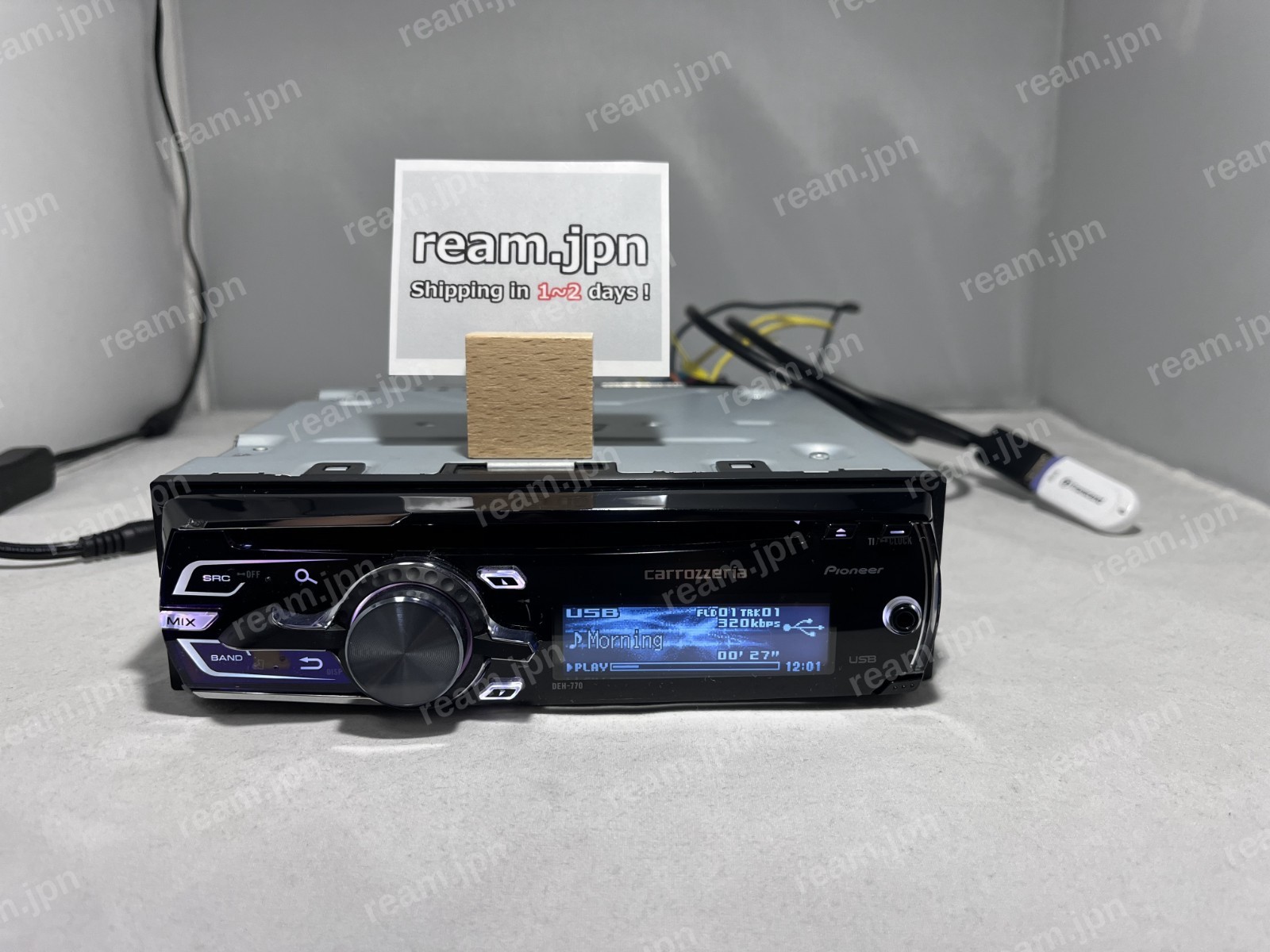 Pioneer Carrozzeria DEH-770 1DIN CD MIXTRAX USB AUX Receiver Tested In Stock JDM