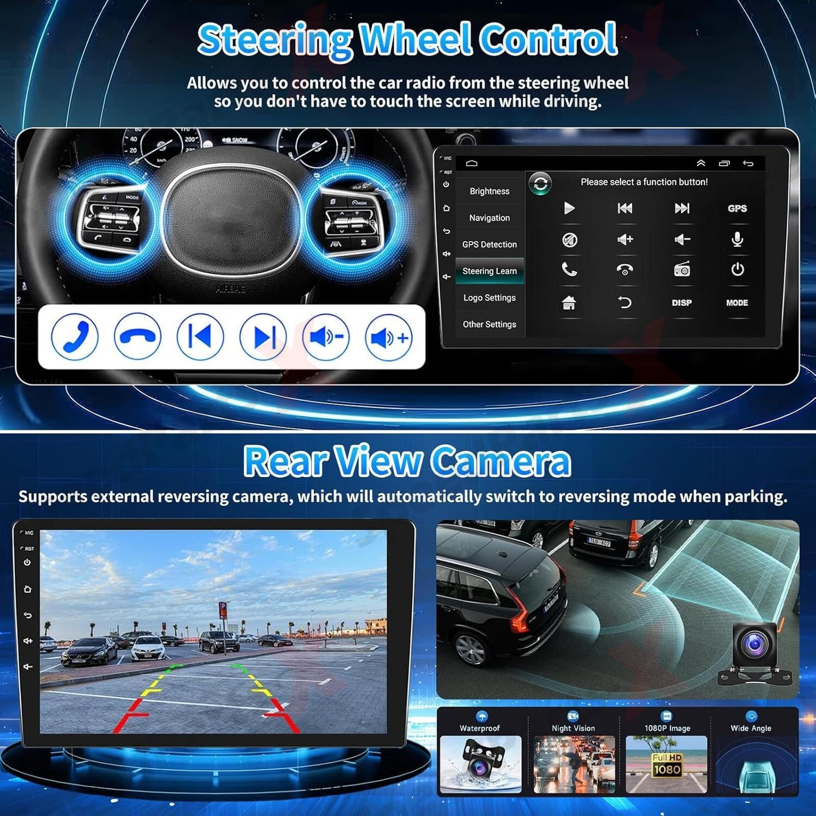 7″ For Toyota Sequoia 2003-2007 Android 13 CarPlay Car Stereo Radio GPS With JBL