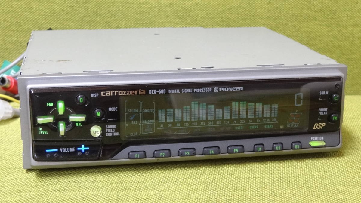 Pioneer Carrozzeria DEQ-500 DSP Audio Processor 15band Graphic Equalizer