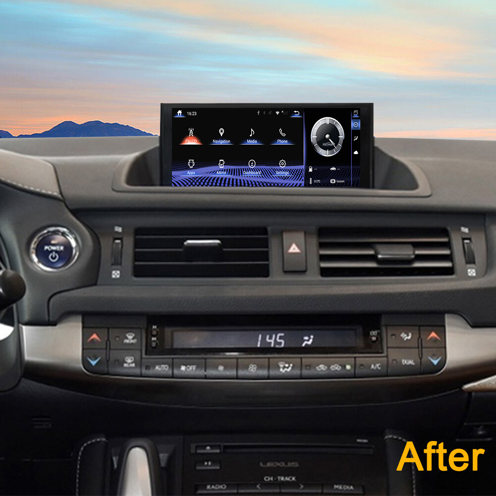 Car Stereo Multimedia Monitor GPS Radio Android For Lexus CT CT200 CT200h 2011-
