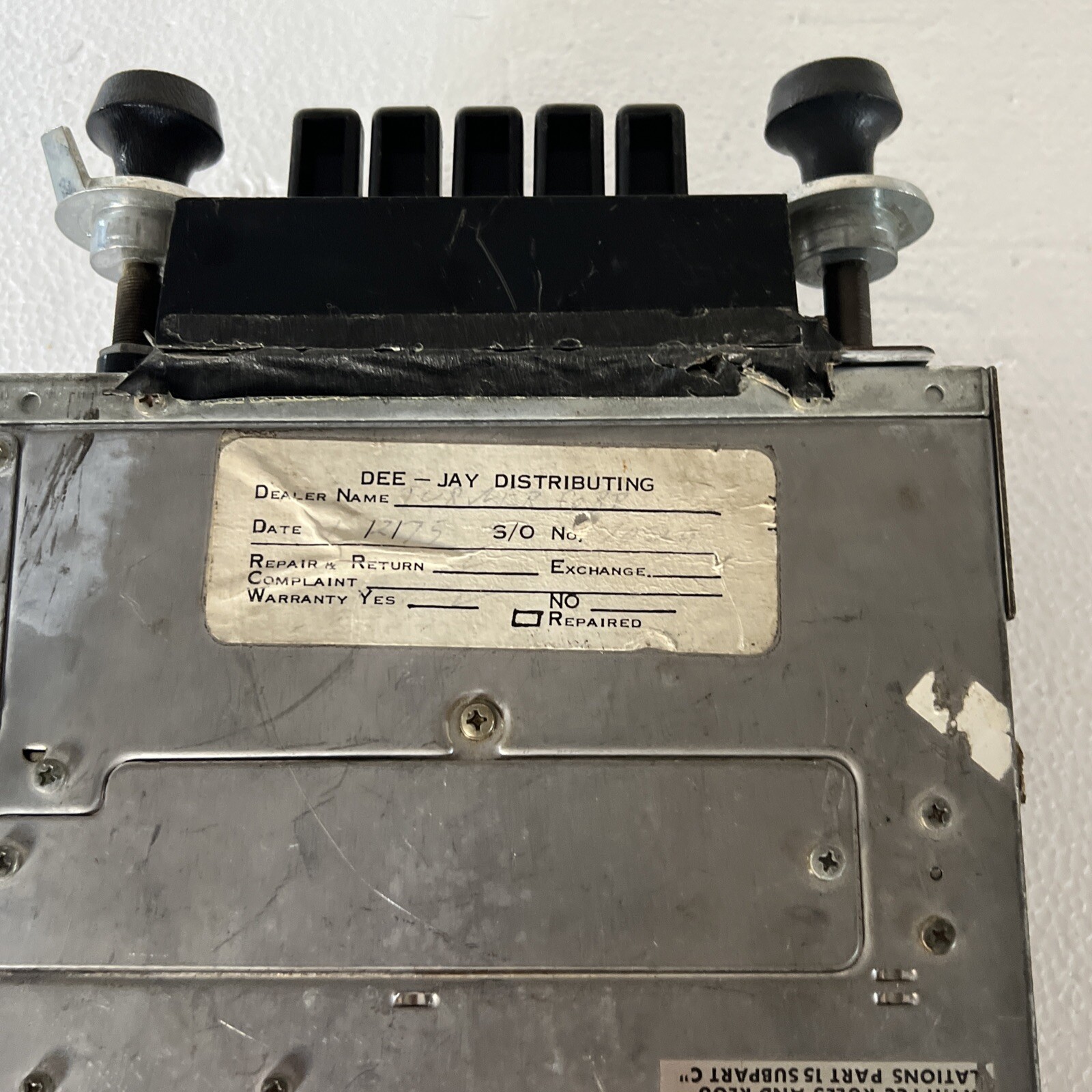 Vintage AM FM Car Radio Model AFC-1303 Untested