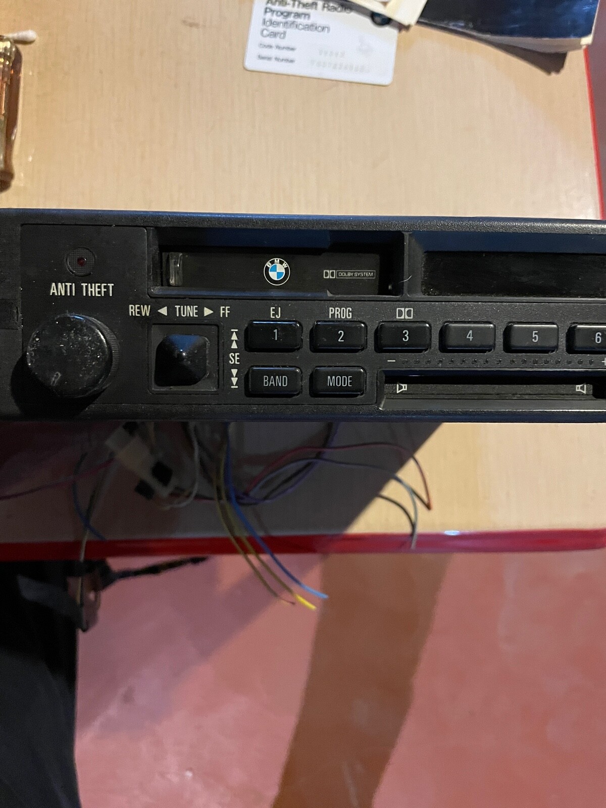 Blaupunkt Model #88 88 1 600 175 Car Stereo Cassette BMW 5 And 7 Series
