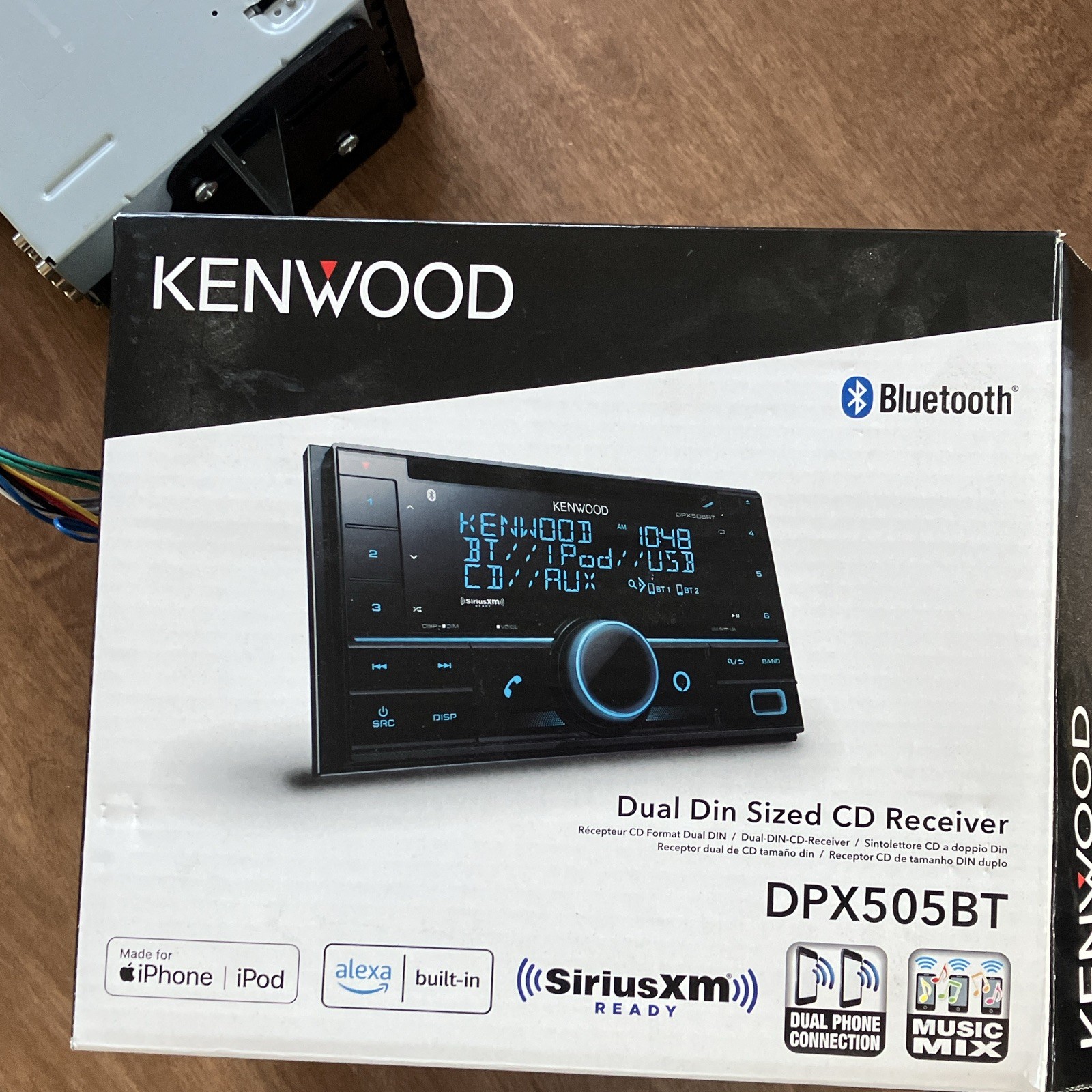 Used Kenwood DPX505BT Car Stereo Bluetooth CD