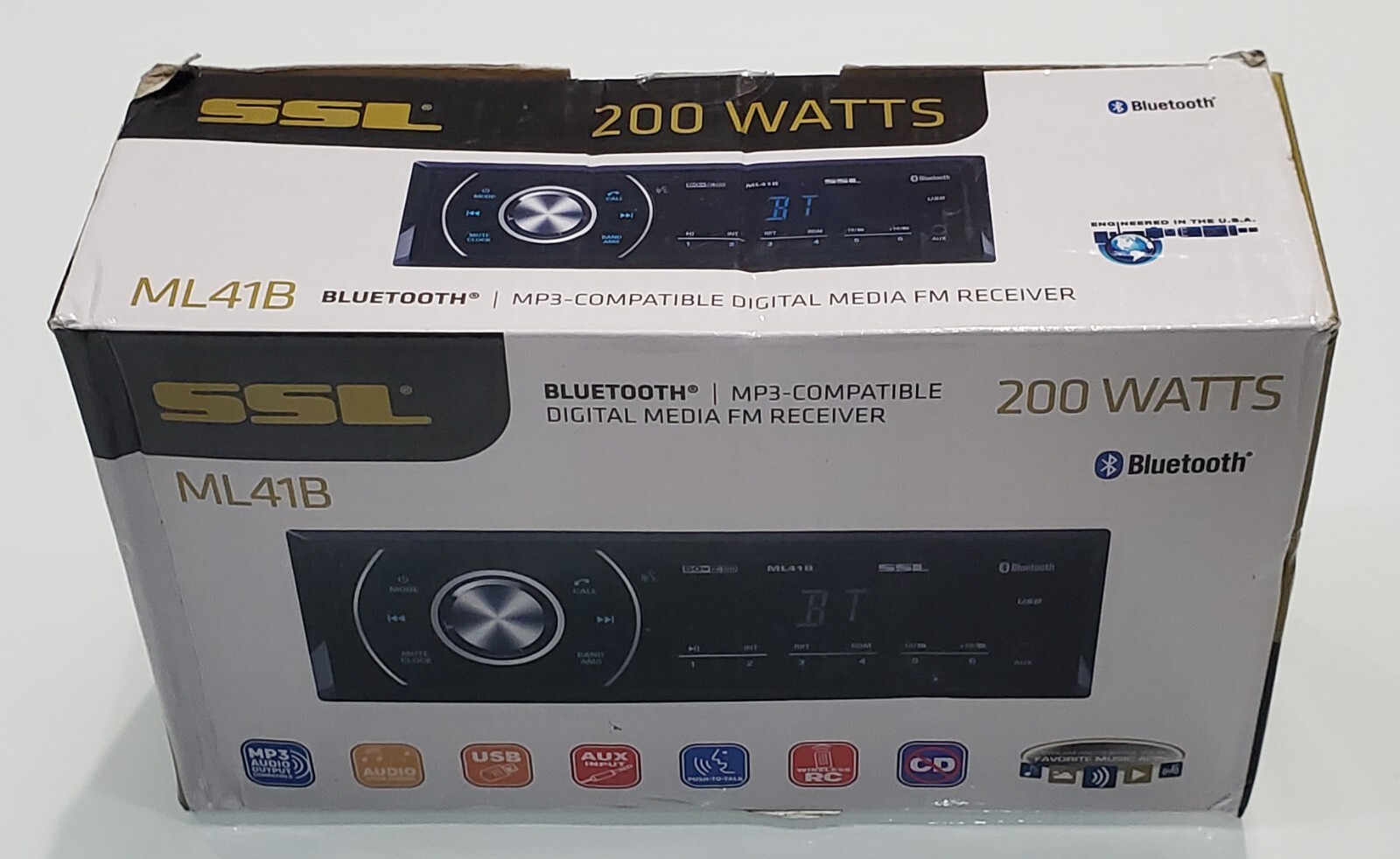 SSL Ml41B BLUETOOH MP3-COMPATIBLE DIGITAL MEDIA FM RECEIVER 200WATTS