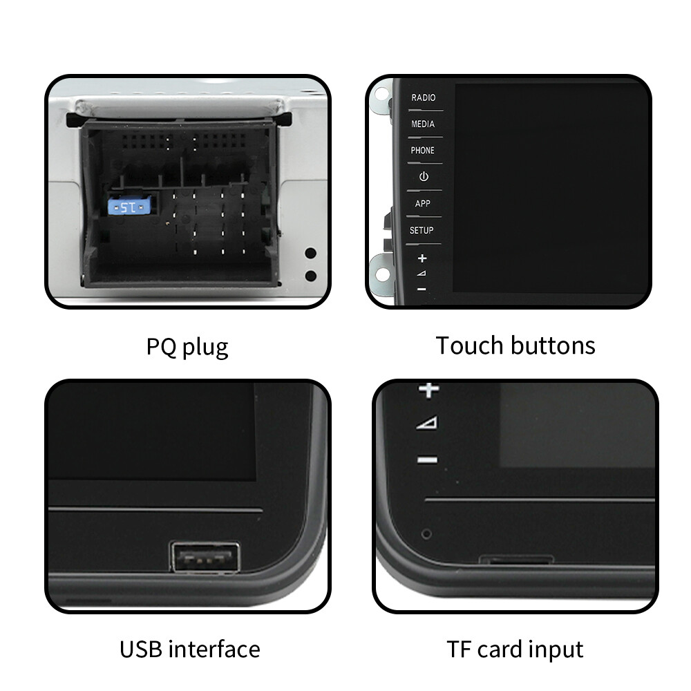 Green light For Skoda 8″ NONAME RCD330 RCD880 PRO Car Radio Carplay Android Auto