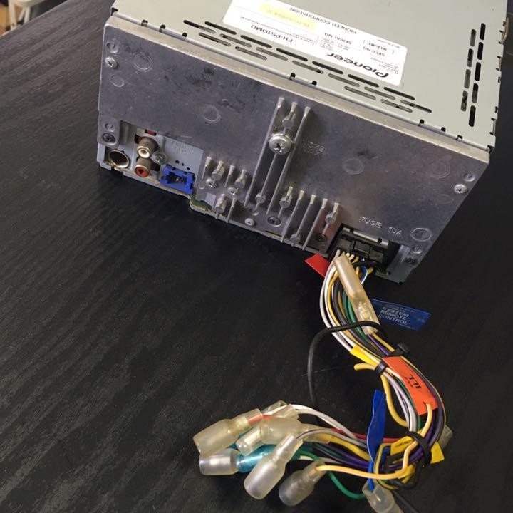 Pioneer Carrozzeria FH-P510MD Mini Disc 2DIN Car Stereo Audio MD Player Junk