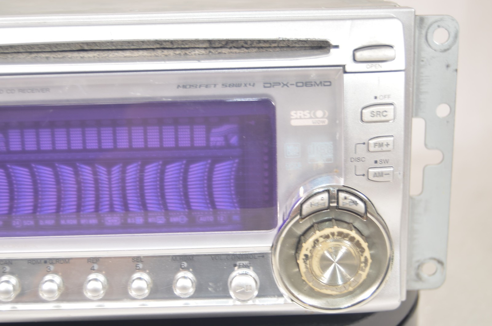 Kenwood DPX-06MD Car Audio 2DIN CD MD Player JDM Head Unit Working Excellent