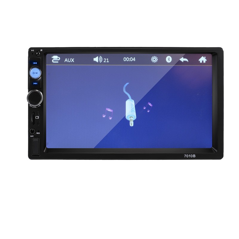 Pantalla Radio Para Carro Auto Con Camara De Reversa Retroceso Bluetooth Full HD