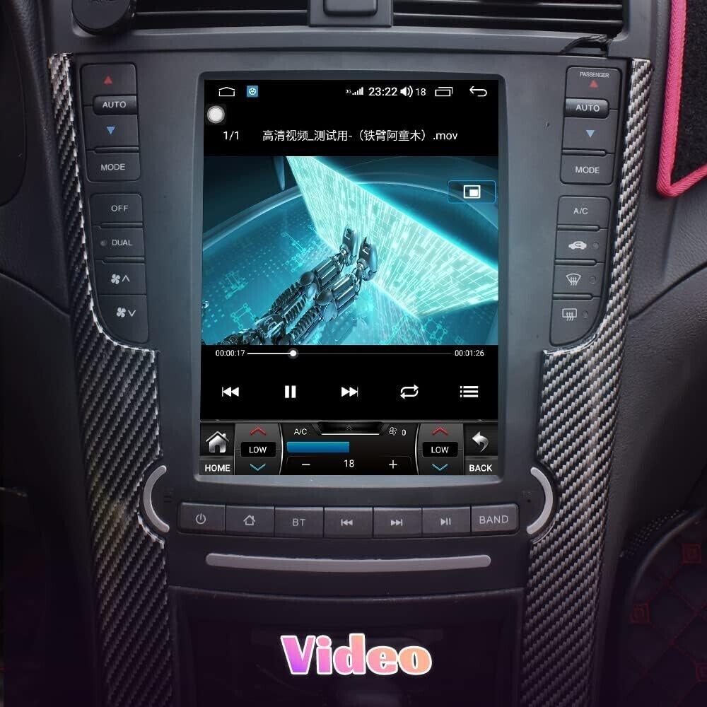 10.4″ Tesla Style Touch Screen Car Stereo 6+128GB For 2004-2008 Honda Acura TL