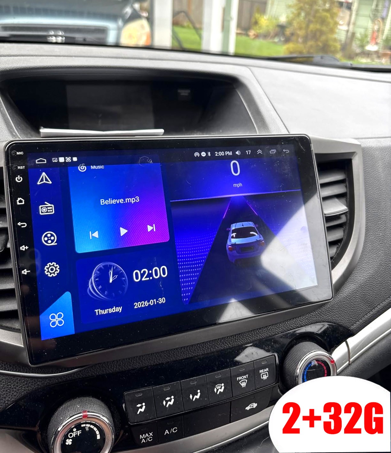 10” Android 12 Carplay Radio Stereo Navi For For Honda CRV 2012 2013 2014-2016